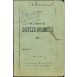 Memento: dictées graduées