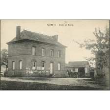 Flamets : Ecole et Mairie