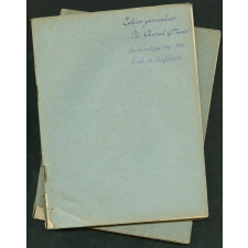 2 cahiers journaliers. Année scolaire 1920-1921