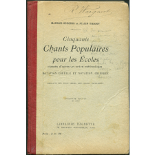 Cinquante chants populaires classés d'après un ordre méthodique : notation usuelle et notation chiffrée