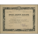 Brevet sportif scolaire de l'enseignement du premier degré
