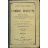 Cours élémentaire de géométrie descriptive pour l'enseignement secondaire spécial (troisième et quatrième années). Planches.