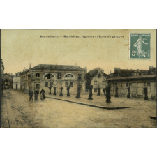 Montivilliers : Marché aux légumes et Ecole de garçons