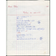 Cahier du soir 2