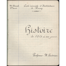 Cahier d'histoire
