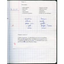 Cahier d'orthographe