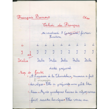 Cahier de français