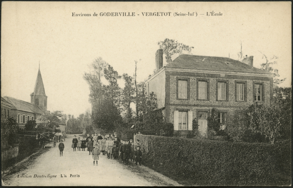 Environs de Goderville - Vergetot : L'Ecole