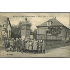 Haudricourt : Mairie, Ecole de Garçons