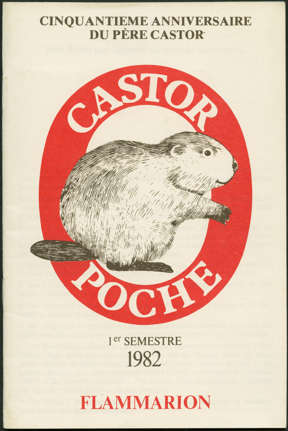 Catalogue Castor Poche : 1er semestre 1982