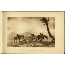L'Algérie. Paysages et mœurs de la vie arabe. Scènes et types - Cavaliers sous la rafale de simoun