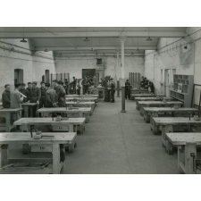 Ecole industrielle de Rouen (EIR). Atelier de menuiserie