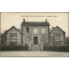 Rocquefort, par Fauville-en-Caux : La Mairie et l'Ecole