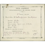 Bulletin trimestriel de Mlle Germaine Tallon. Cour supérieur