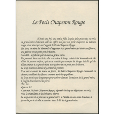 Le Petit Chaperon Rouge te souhaite un joyeux anniversaire