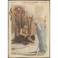 La Mort et le Bûcheron (Fable de La Fontaine).