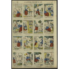 La Laitière et le pot au lait. Fable de Lafontaine.