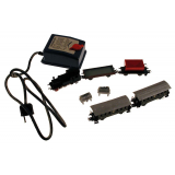 Train complet avec transformateur : train de marchandises.