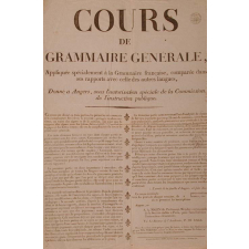 Cours de grammaire générale, Appliquée spécialement à la Grammaire française, comparée dans ses rapports avec celle des autres langues, Donné à Angers, sous l'autorisation spéciale de la Commission de l'Instruction publique.