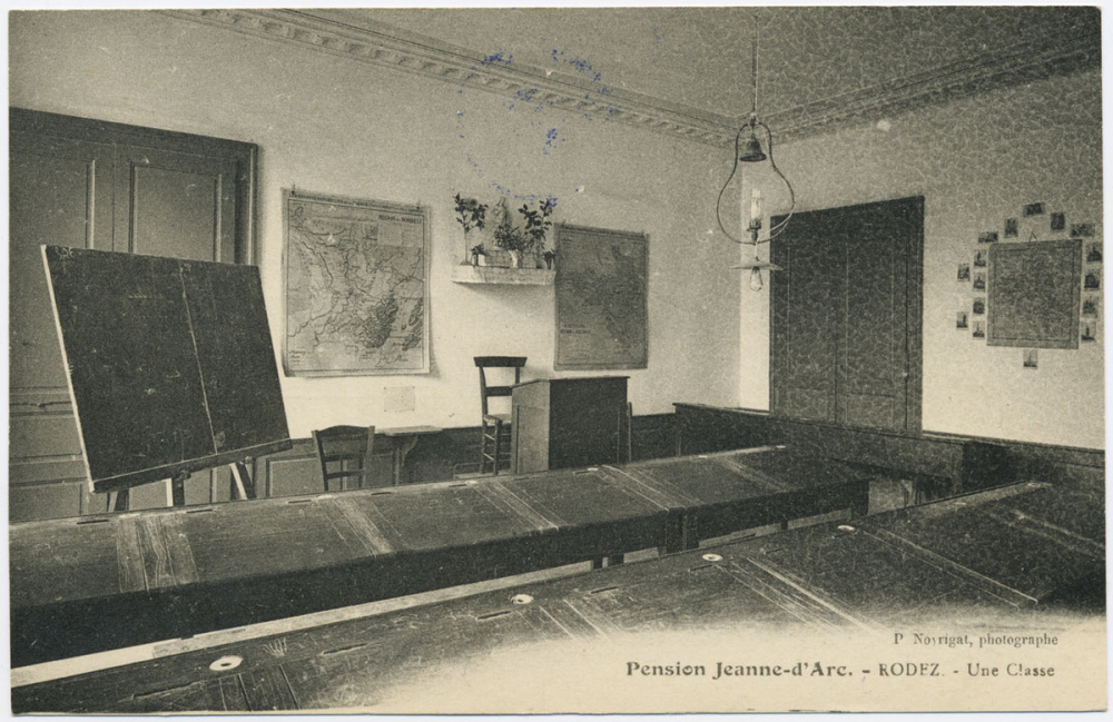 Pension Jeanne-d'Arc - Rodez - Une classe.