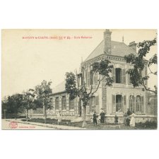 Marigny-le-Châtel (Aube) - Ecole Enfantine.