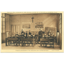 Institut des Aveugles et des Sourds-Muets de St-Médard-les-Soissons (Aisne) - Classe de démutisation et de rééducation pur les Sourds-Muets.