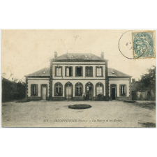 373 - Canappeville (Eure) - La Mairie et les Ecoles.