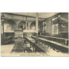 Institution de Mlle Quemin, Evreux - Salle d'Etude.