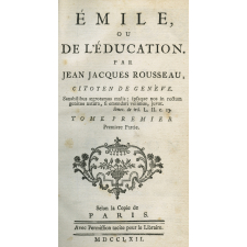 Emile ou De l'éducation. Tome premier.