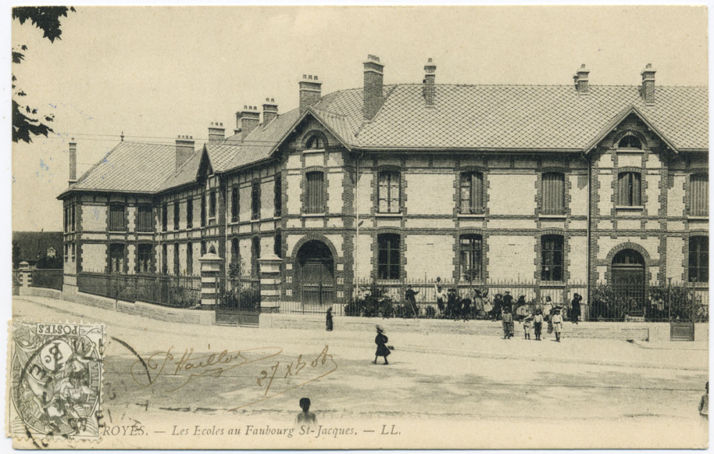 Troyes - Les Ecoles au Faubourg St-Jacques.