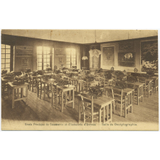 Ecole Pratique de Commerce et d'industrie d'Evreux - Salle de Dactylographie.