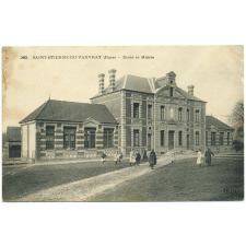 260 - Saint-Etienne-du-Vauvray (Eure) - Ecole et Mairie.