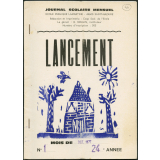 Journal scolaire Freinet. Lancement. N°1, octobre, 1977.
