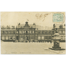 28 - Pavilly - La Mairie et les Ecoles.