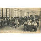 F.I.F. - Diocèse de Paris - Ecole Montalembert, Bécon (Seine) - Nouveau bâtiment - Grande Etude.