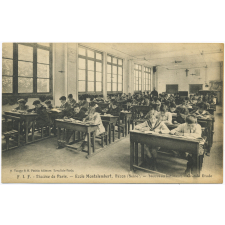 F.I.F. - Diocèse de Paris - Ecole Montalembert, Bécon (Seine) - Nouveau bâtiment - Grande Etude.
