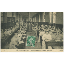 Hôpital maritime - Berck-Plage - Classe et Réfectoire.