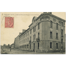 297 - Redon (I.-&-V.) - L'Ecole Primaire Supérieure et le Quai.