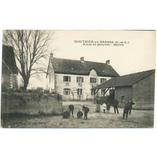 Mouthier-en-Bresse (S.-&-L.) - Ecole de garçons - Mairie.