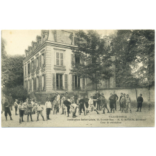 Villemomble - Institution Saint-Louis, 49, Grande-Rue - M. E. Marion, Directeur - Cour de récréation.