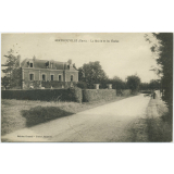 Berthouville (Eure) - La Mairie et les Ecoles.