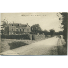Berthouville (Eure) - La Mairie et les Ecoles.
