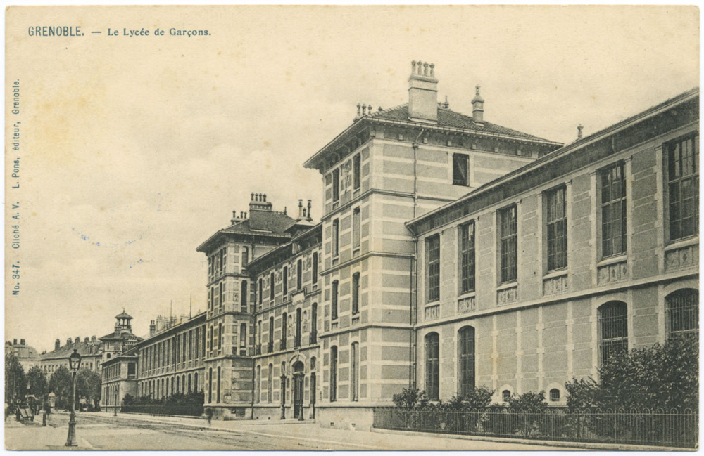 Grenoble - Le Lycée de Garçons.