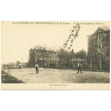 Ecole Supérieure Professionnelle de Fournes - A. Vercouttre-Gombert, Directeur. Un court de Tennis.