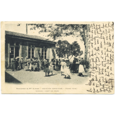 Pensionnat de Mlle Olinger - Institution Jeanne-d'Arc - Vienne (Isère) - Terrasse - Avant les cours.