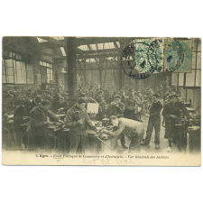 3 - Agen - Ecole Pratique de Commerce et d'Industrie - Vue Générale des Ateliers.