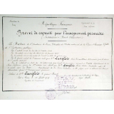 Brevet de Capacité pour l'Enseignement Primaire (Institutrices-Brevet Elémentaire).