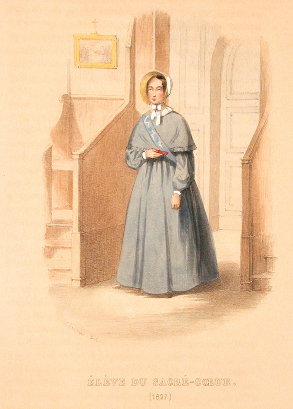 Elève du Sacré-Coeur (1827).