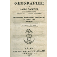 Géographie de l'abbé Gaultier.