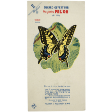 Buvard publicitaire. Margarine Pel'Or. Machaon (Europe).